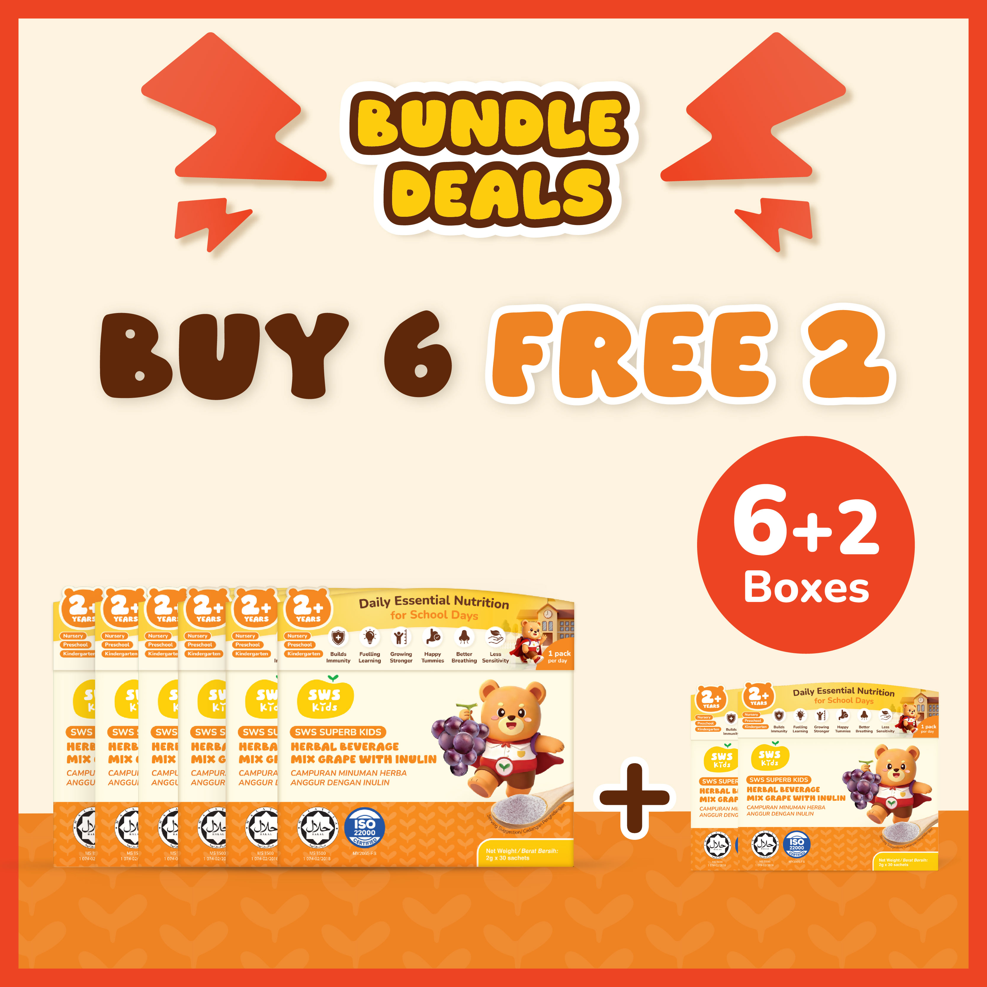 SWS SUPERB KIDS BUNDLE 6 BOXES